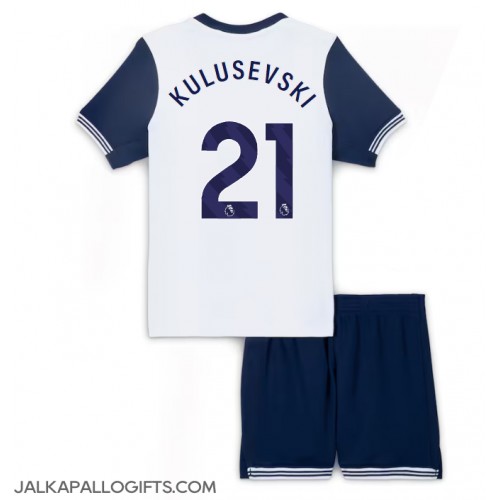 Tottenham Hotspur Dejan Kulusevski #21 Koti Peliasu Lasten 2024-25 Lyhythihainen (+ Lyhyet housut)